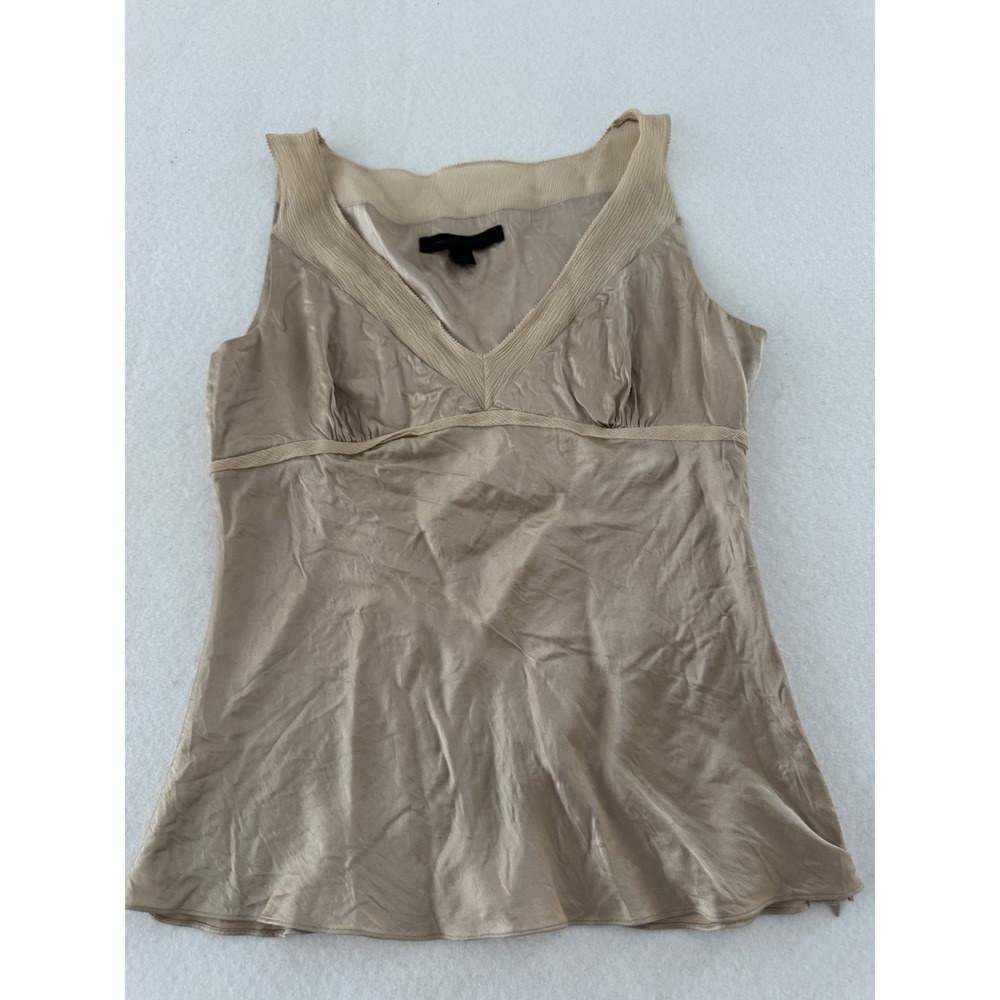 90s/Y2K/Express Design, Studio, Silk Tank, And Cream /Size Large